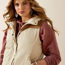 ARIAT WOMENS FRONTIER PUFFER VEST