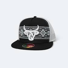 LOST CALF SHIMA BLACK/WHITE HAT