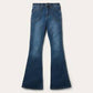 STETSON 921 High Waist Flare Fit Jean