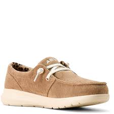 ARIAT WOMENS HILO TAN CORDUROY