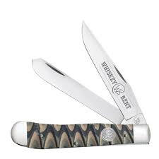 WHISKEY BENT BROWN FANG TRAPPER KNIFE