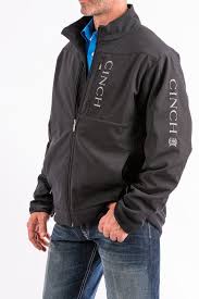 MENS CINCH CONCEALED CARRY BONDED JACKET BLACK