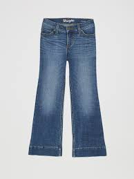 WRANGLER WESTERN RETRO KIDS GIRLS JEANS-TROUSER WREN