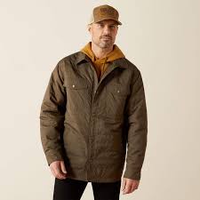 ARIAT MENS QUILTED SHIRT JACKET