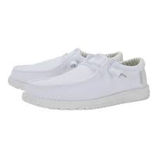 HEY DUDE WALLY STRETCH SOX WHITE