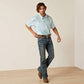 Ariat Mens VentTEK Classic Fit Shirt Blue