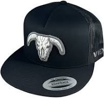 Vexil Bull Skull Hat Black/Black Mesh