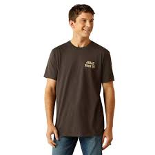 Ariat Men’s Brown Cocky Cowboy Graphic T-Shirt