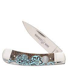 WHISKEY BENT TOOLED COUNTY LOCKBLADE KNIFE