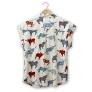 Arty Americana Longhorn Print Shirt by Cotton & Rye #CRW713N