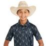 ROCK & ROLL Boys' Longhorn Skulls Polo
