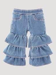 WRANGLER BABY/TODDLER GIRL TIERED FLARE JEANS