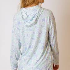 Local Girl Heather Blend Hoodie in Mint