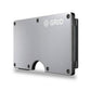 Grid Wallet // Silver Aluminum: Silver / Aluminum / 3.38"L x 2.12"W x 0.23"H