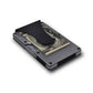 Grid Wallet // Titanium: Titanium / Titanium / 3.38"L x 2.12"W x 0.23"H