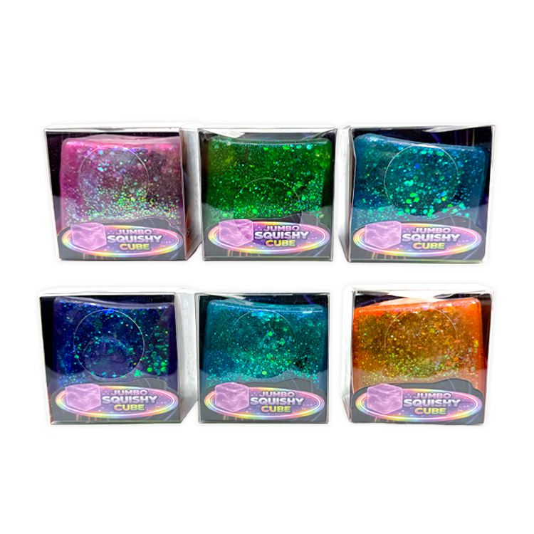 Fun Doh JUMBO Swirl Squishy Cube | Viral Assortment