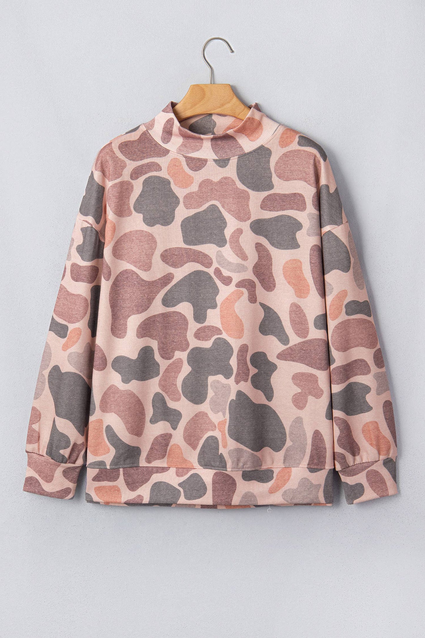Full SizeCasual Camouflage Western Style Pullover Sweatshirt: Multicolour / S