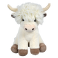 HIGHLAND COW PLUSHIE (WHITE/BROWN)