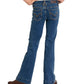 Rock & Roll Girls' Signature Stitch Trouser Jeans