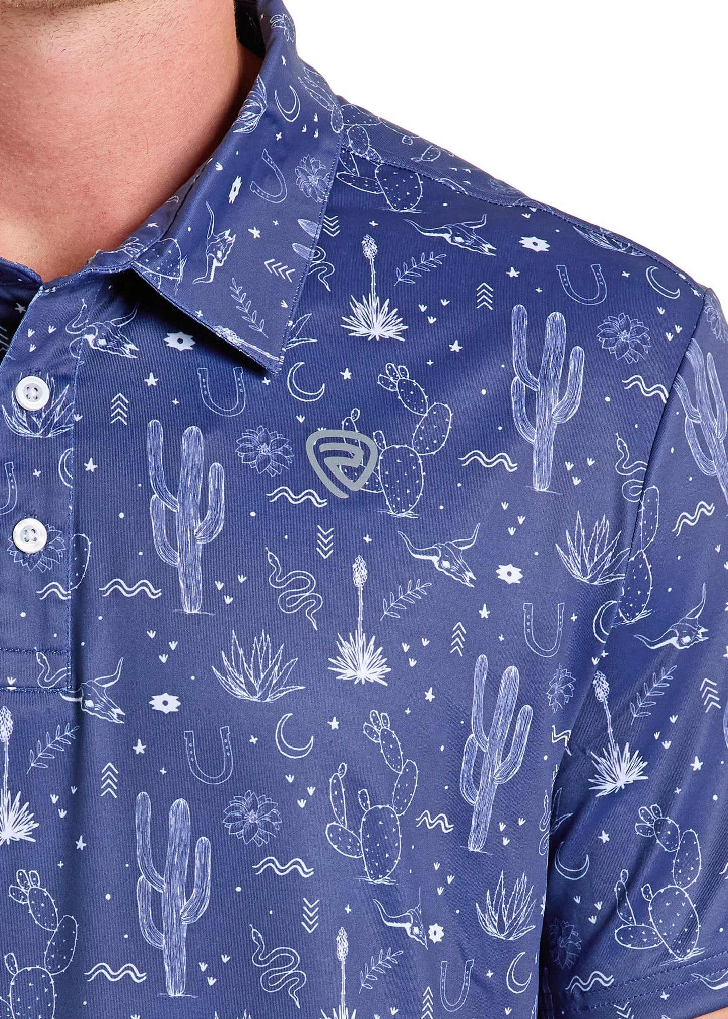 Rock & Roll Mens Western Desert Polo