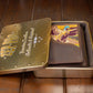 Mallard Men's Trifold Woven Patch Leather Wallet.