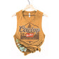COWBOYS WILD WEST GRAPHIC TANK TOP: Mineral Black
