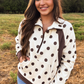 Cocoa Dot Pullover