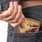 Mallard Men's Trifold Woven Patch Leather Wallet.