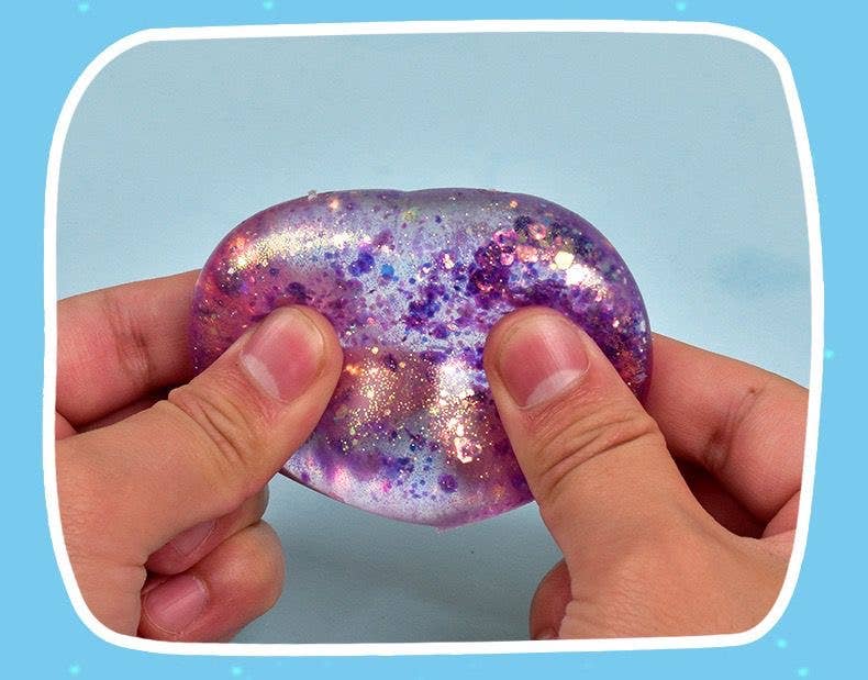 Glitter Sugar Heart Squishy