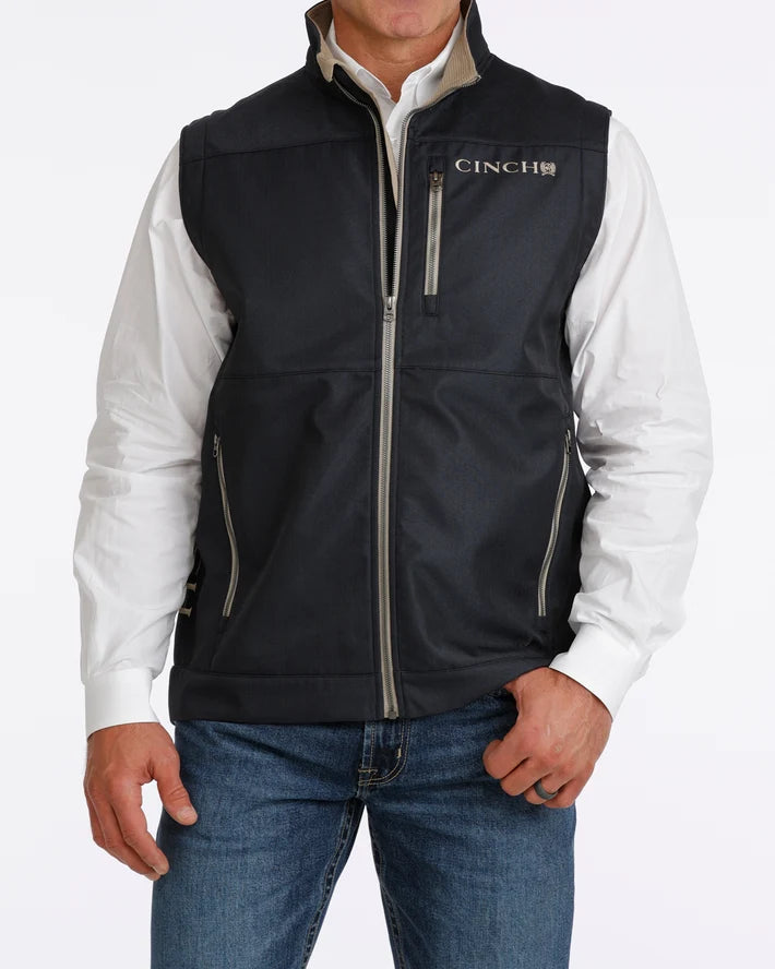 Cinch Men's Bonded Navy Vest MWV1515032