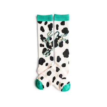 Lucky chuck Bad Cowgirl Co. High Steaks Performance Boot Socks