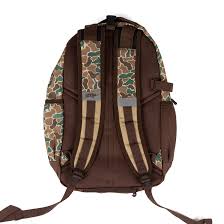Hooey Ox Brown & Green Camo Print Backpack