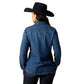 Ariat Womens Farriday Long Sleeve Shirt-DENIM