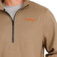 Cinch Men's Twill 1/2 Zip Heather Pullover - Brown