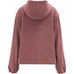Hooey Women's Cowgirl Corduroy 1/4 Zip Hoody Maroon