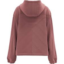 Hooey Women's Cowgirl Corduroy 1/4 Zip Hoody Maroon