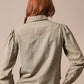 Kimes Ranch Women's Cece Moss Cropped Long Sleeve Pearl Snap Western Shirt