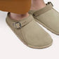 BIRKENSTOCK Lutry Premium Split Shearling-GRAY TAUPE SUEDE