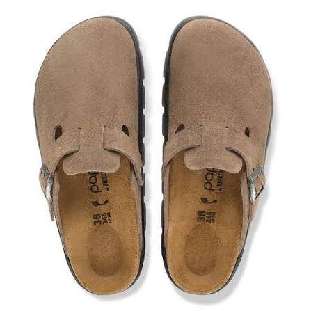 BIRKENSTOCK PAPILLIO BOSTON PAP CHUNKY GRAY TAUPE