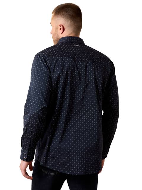 Ariat Men's Everything Night Sky Geo Print Shirt