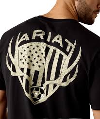 Ariat Men's Euromount Patriot SS T-Shirt