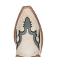 Laredo Ladies Honky-Tonk Halo Off White Leather Western Boot