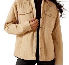ARIAT 10079340 Women's Obispo Lightweight Ins Jacket Irish Cream