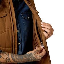 Ariat Ladies CONCEALED CARRY Dachshund Grizzly Quilted Vest 10079655