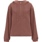 Hooey Women's Cowgirl Corduroy 1/4 Zip Hoody Maroon