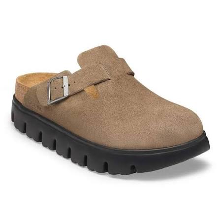 BIRKENSTOCK PAPILLIO BOSTON PAP CHUNKY GRAY TAUPE