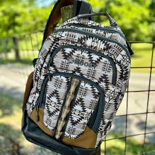 Hooey Ox Charcoal Aztec Backpack