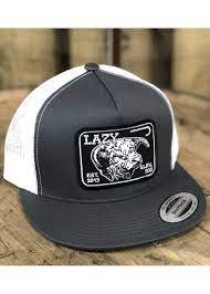 LAZY J RANCH WEAR ELEVATION GREY AND WHITE CAP