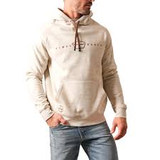 KIMES RANCH MEN'S ZACH TOP BACK THEN HOODIE-OATMEAL HEATHER