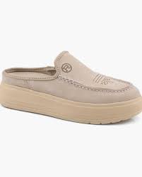 Roper Women's Lila Casual Mule Shoes Tan